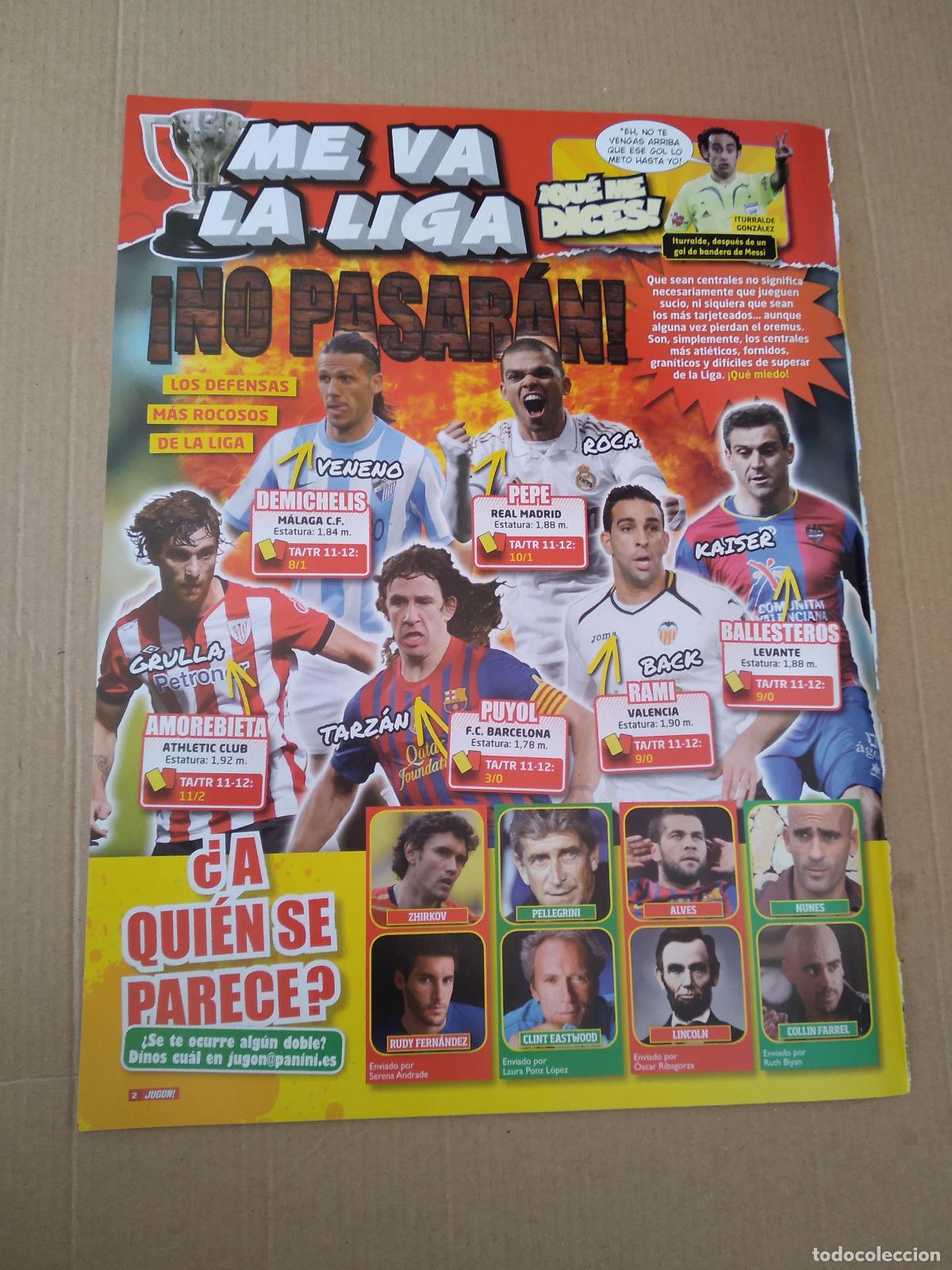 Coleccionismo deportivo: HOJA REVISTA JUGON PUYOL RAMI BALLESTEROS PEPE DEMICHELIS AMOREBIETA MODRIC NINTENDO KELDEO