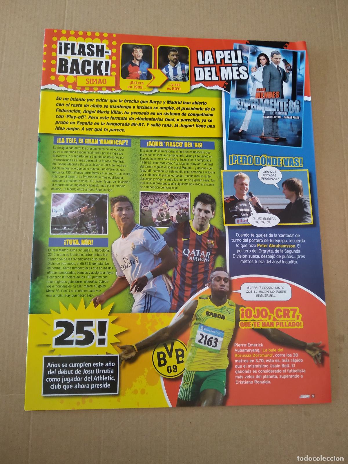 Coleccionismo deportivo: HOJA REVISTA JUGON MESSI CRISTIANO RONALDO AUBAMEYANG CEDRICK PEP GUARDIOLA