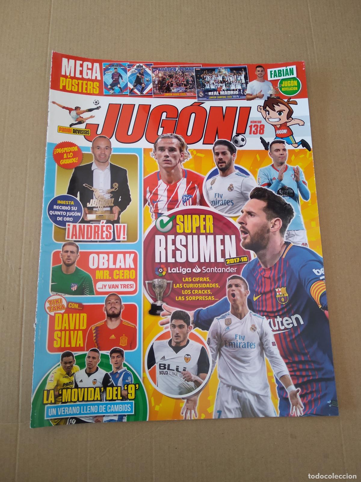 Coleccionismo deportivo: HOJA REVISTA JUGON GRIEZMANN ISCO ASPAS MESSI GUEDES CRISTIANO RONALDO INIESTA ASIENTO LIGA FUTBOL
