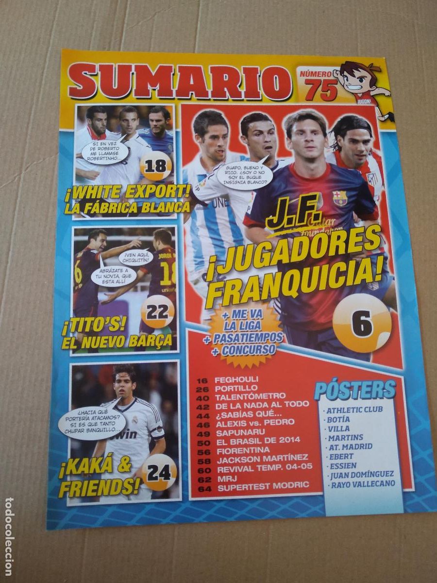 Coleccionismo deportivo: HOJA REVISTA JUGON ISCO CRISTIANO RONALDO MESSI FALCAO ABIDAL PEDRO XAVI MONTOYA PIQUE KAKA