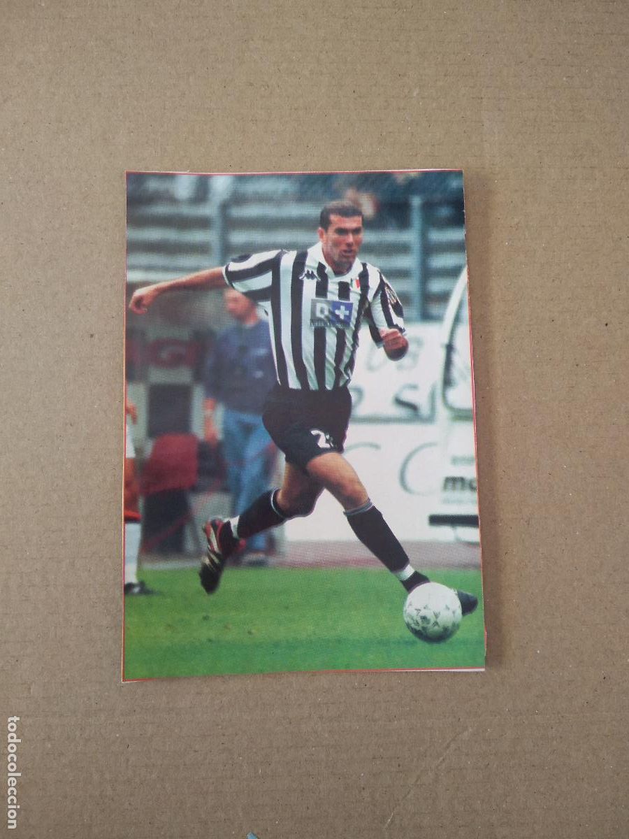 Coleccionismo deportivo: ANTIGUO RECORTE DE DIARIO PERIODICO ZIDANE JUVENTUS TURIN MIDE 12,8CM X 8,9CM