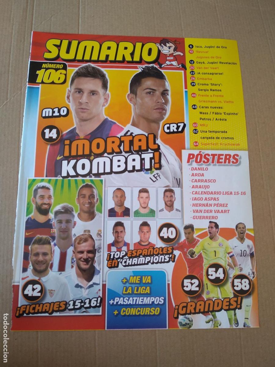 Coleccionismo deportivo: HOJA REVISTA JUGON MESSI CRISTIANO RONALDO FUTBOL, CAPITAL, MADRILUCIA MAPA ESCUDOS