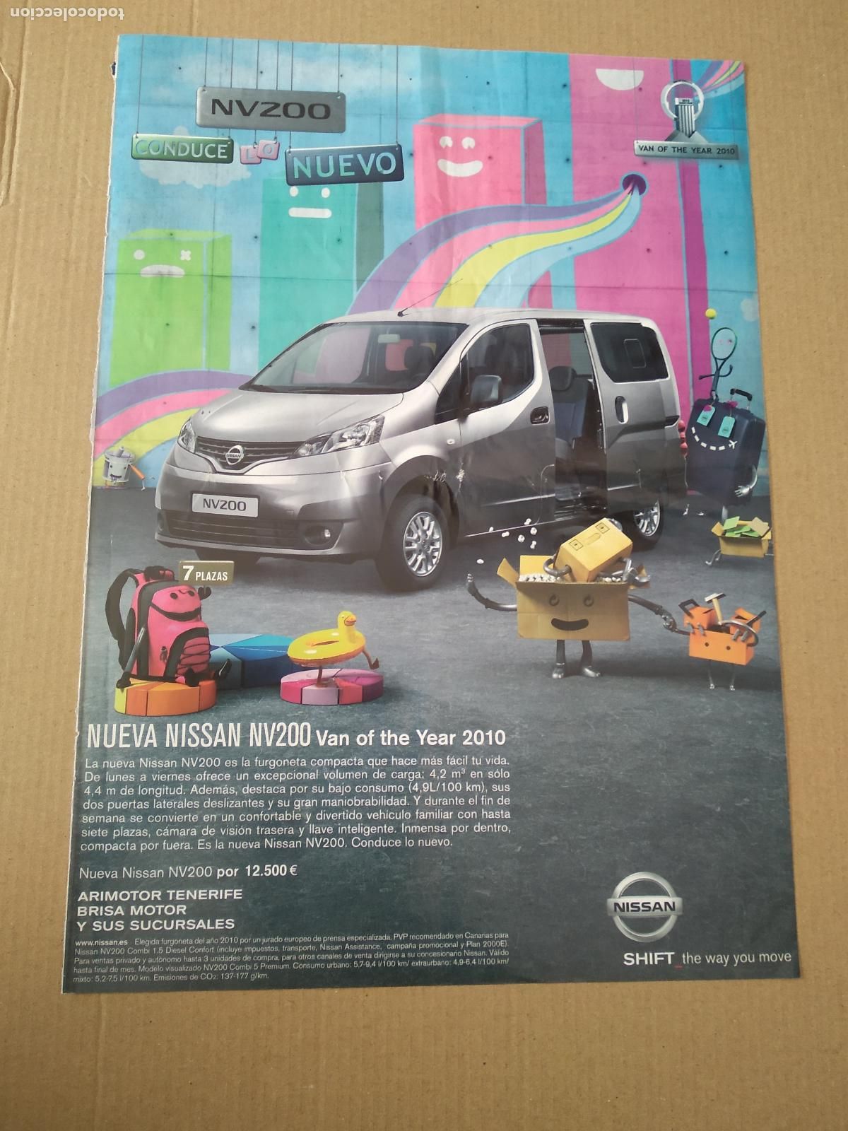 Coleccionismo deportivo: HOJA REVISTA TENERIFE PUBLICIDAD COCHE NISSAN JORNADA CLASIFICACION QUINIELA