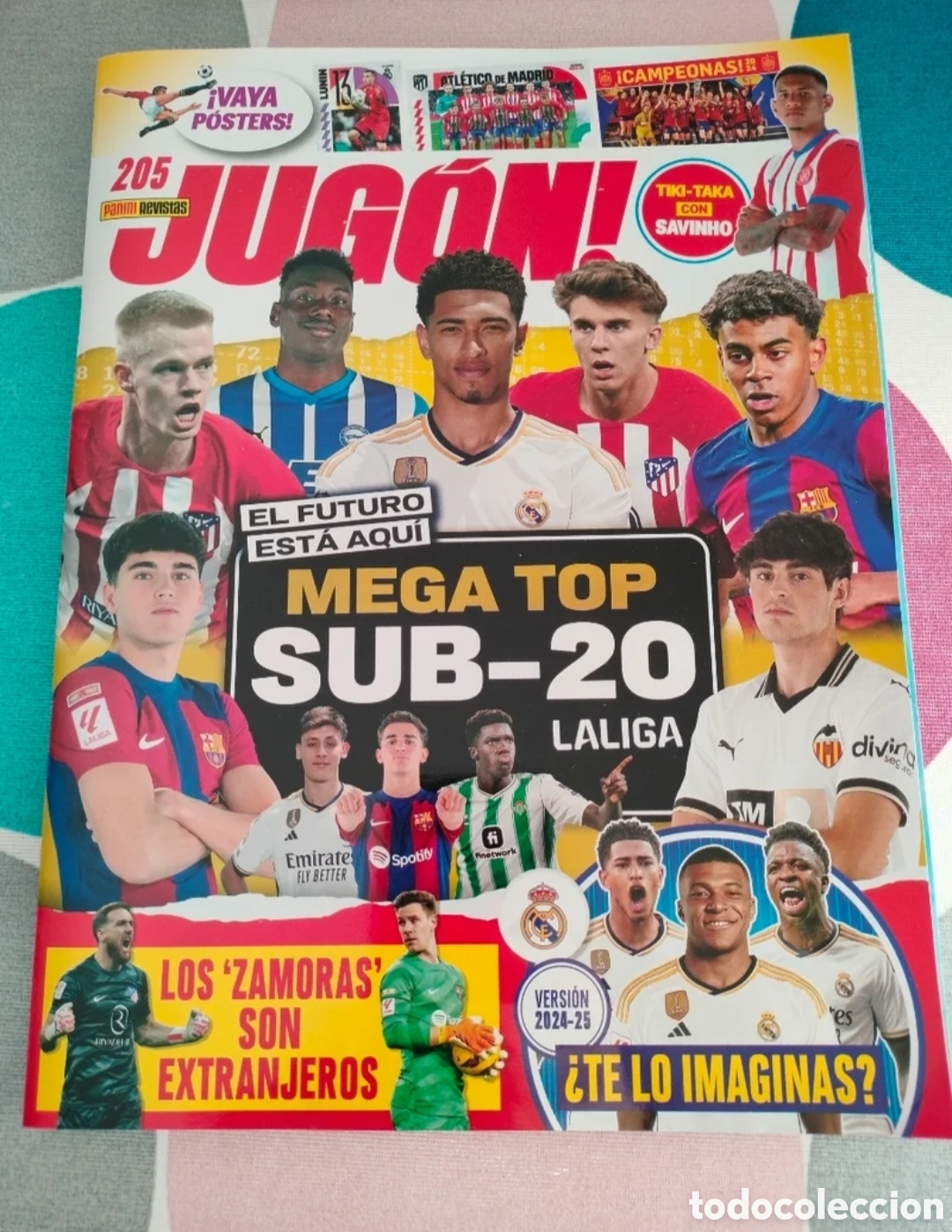 Coleccionismo deportivo: JUG&Oacute;N! 205 INCLUYE P&Oacute;STERS