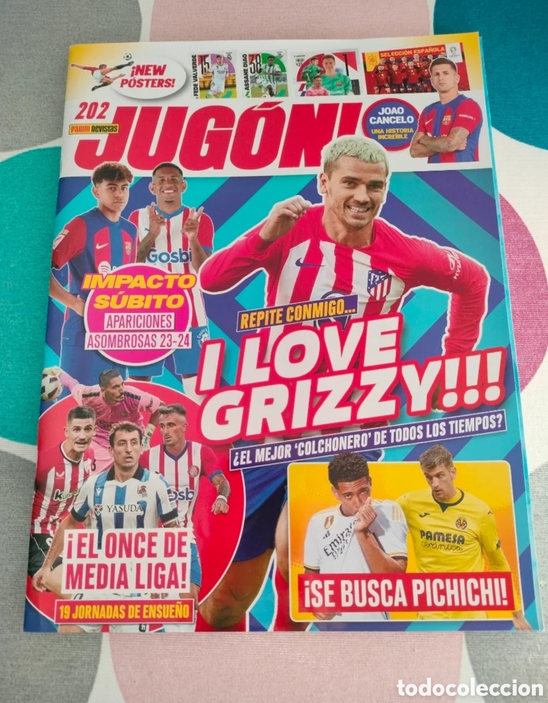 Coleccionismo deportivo: JUG&Oacute;N! 202 INCLUYE P&Oacute;STERS