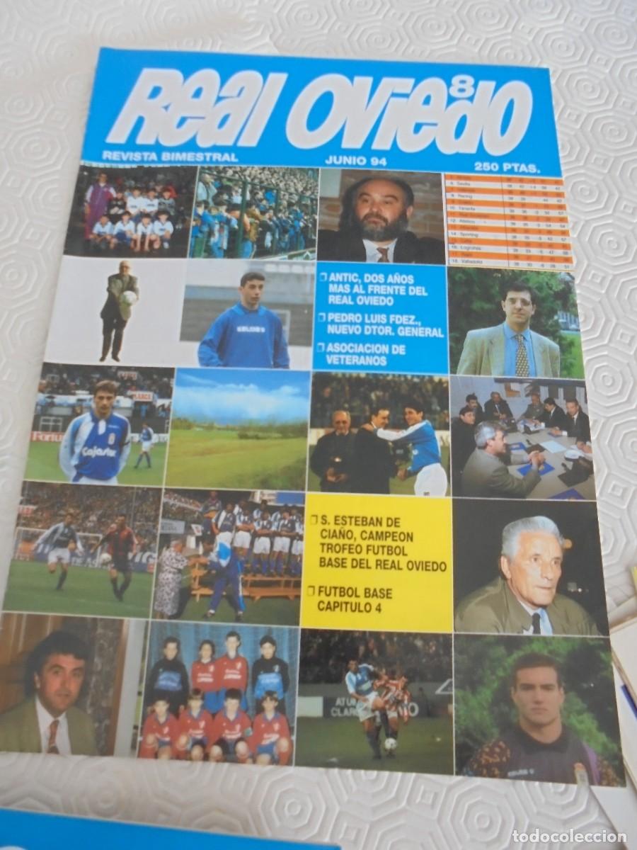 Coleccionismo deportivo: REAL OVIEDO. 8. REVISTA BIMESTRAL. JUNIO 94