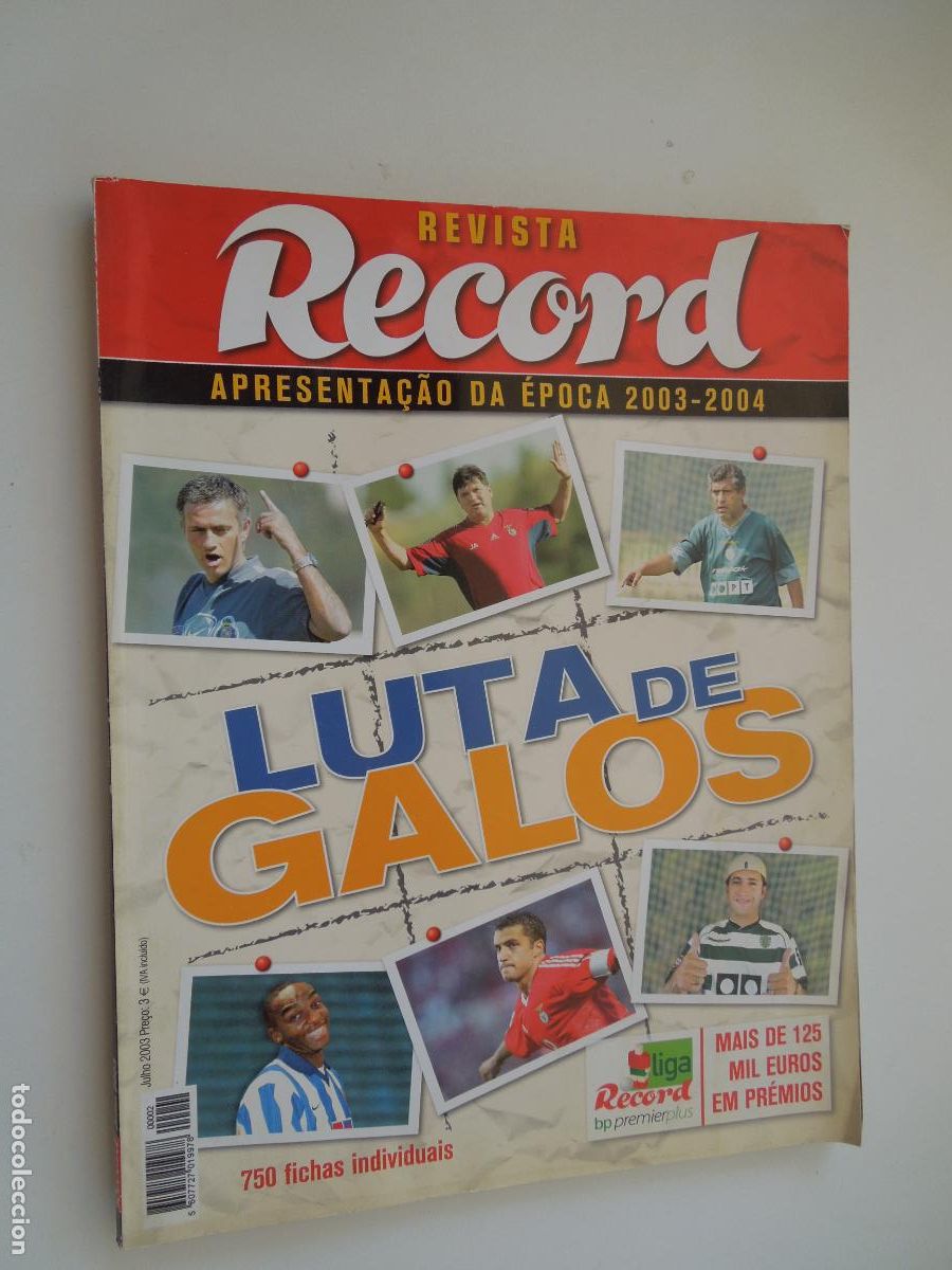 Collectionnisme sportif: RECORD REVISTA , EPOCA 2003-2004 - LUTA DE GALOS -176 PAG
