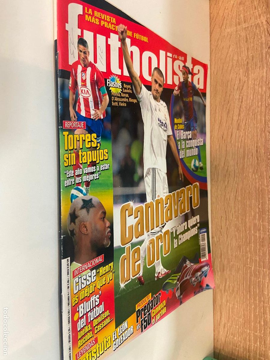 Sports collectibles: FUTBOLISTA / LA REVISTA MAS PRACTICA DE FUTBOL / A&Ntilde;O III - N&ordm; 44 CANNAVARO MUNDIAL BAR&Ccedil;A CONQUISTA