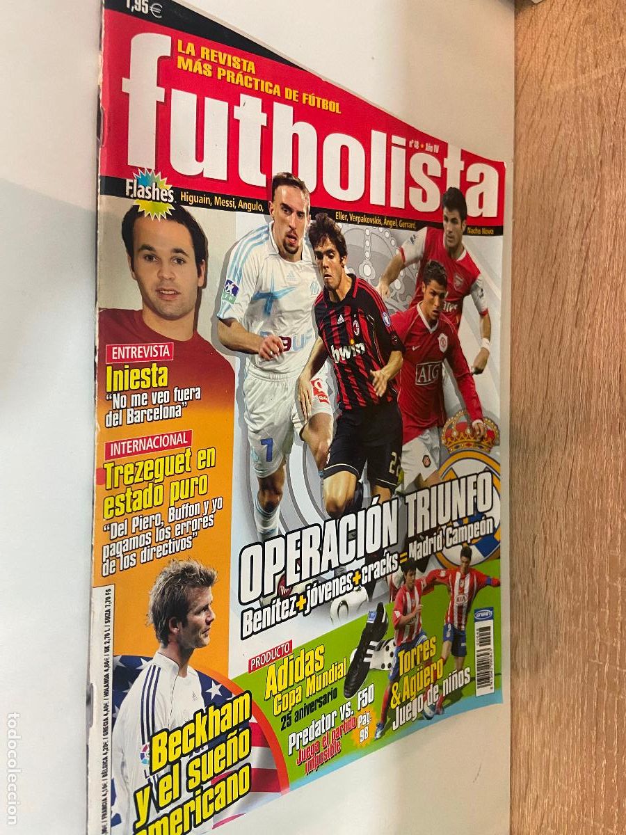 Sports collectibles: FUTBOLISTA / LA REVISTA MAS PRACTICA DE FUTBOL / A&Ntilde;O IV - N&ordm; 48 / MADRID CAMPEON / TORRES / INIESTA