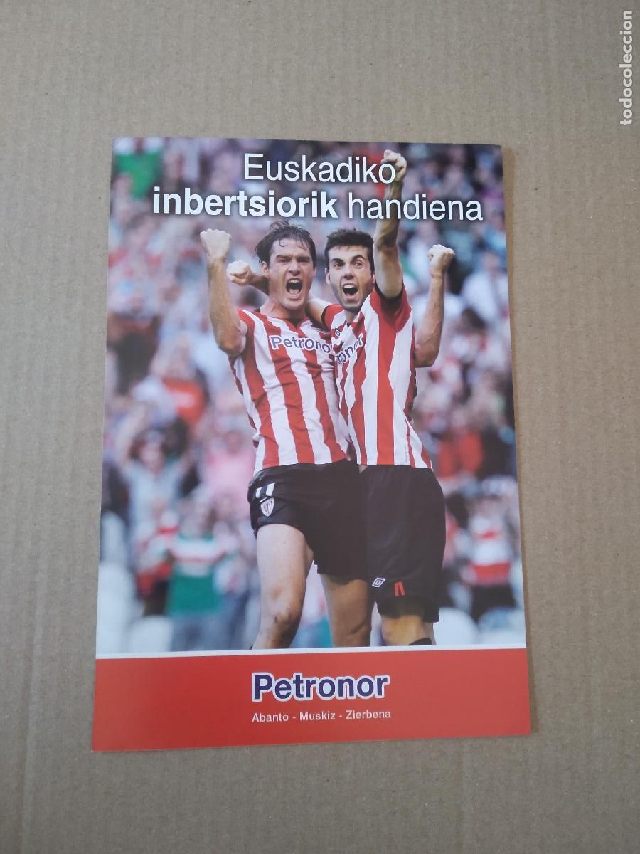 Coleccionismo deportivo: HOJA REVISTA ATHLETIC CLUB BILBAO GABILONDO SUSAETA PUBLICIDAD BBK