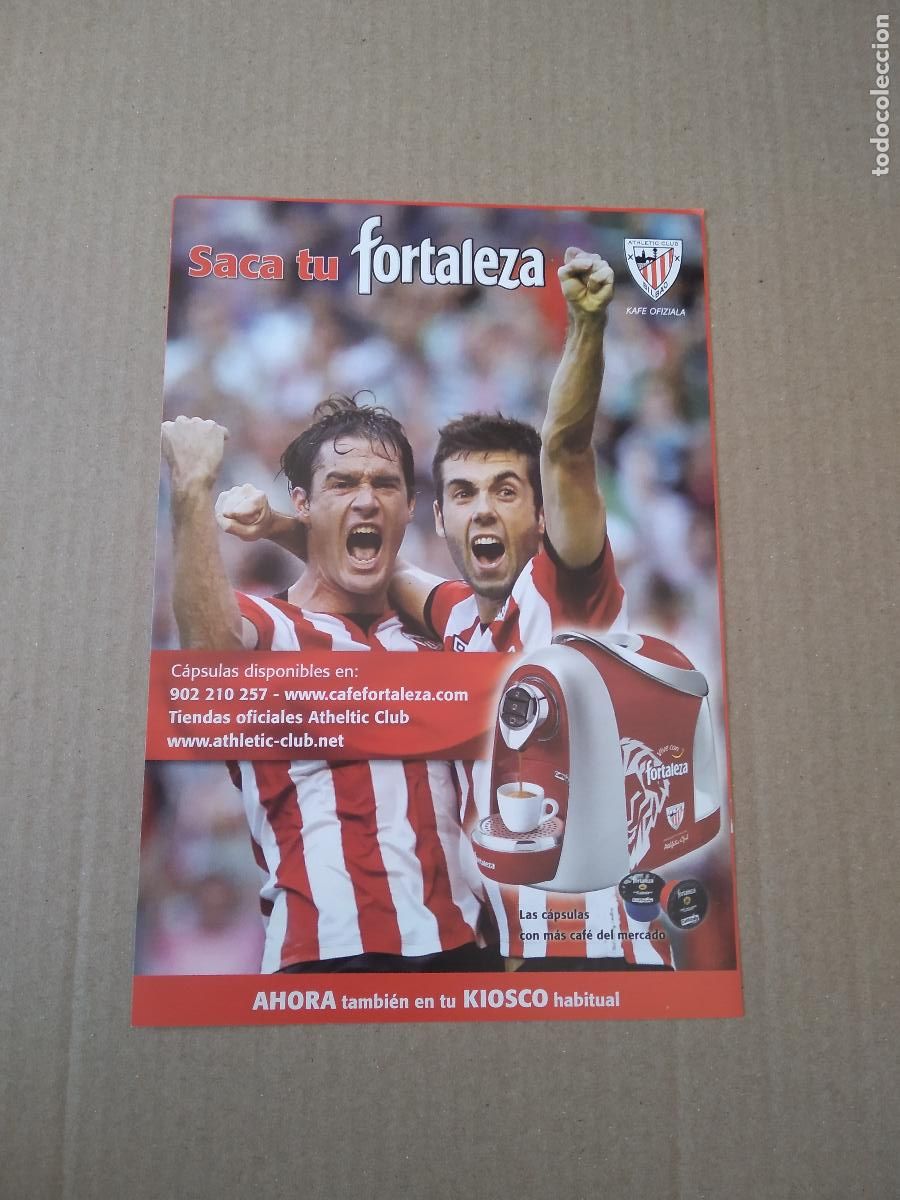 Coleccionismo deportivo: HOJA REVISTA ATHLETIC CLUB BILBAO GABILONDO SUSAETA PUBLICIDAD FORTALEZA PATROCINIOS