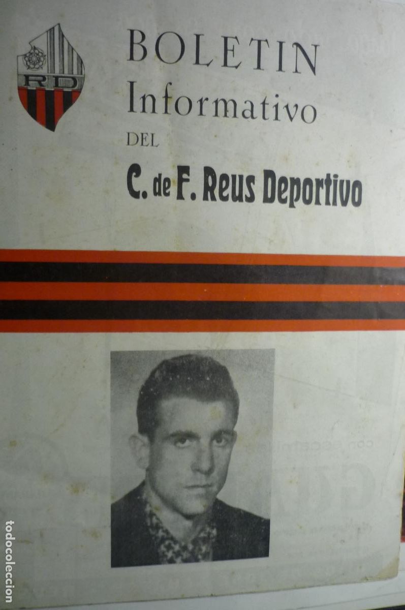 Collezionismo sportivo: boletin futbol reus deportivo.-16 pag,partido reus-hospitalet-reportajes publicidad