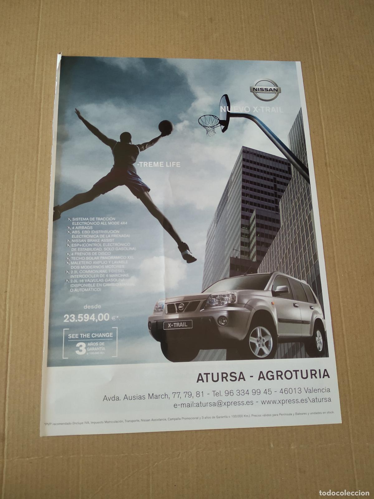 Coleccionismo deportivo: HOJA REVISTA VALENCIA PUBLICIDAD NISSAN AFICIO CHE