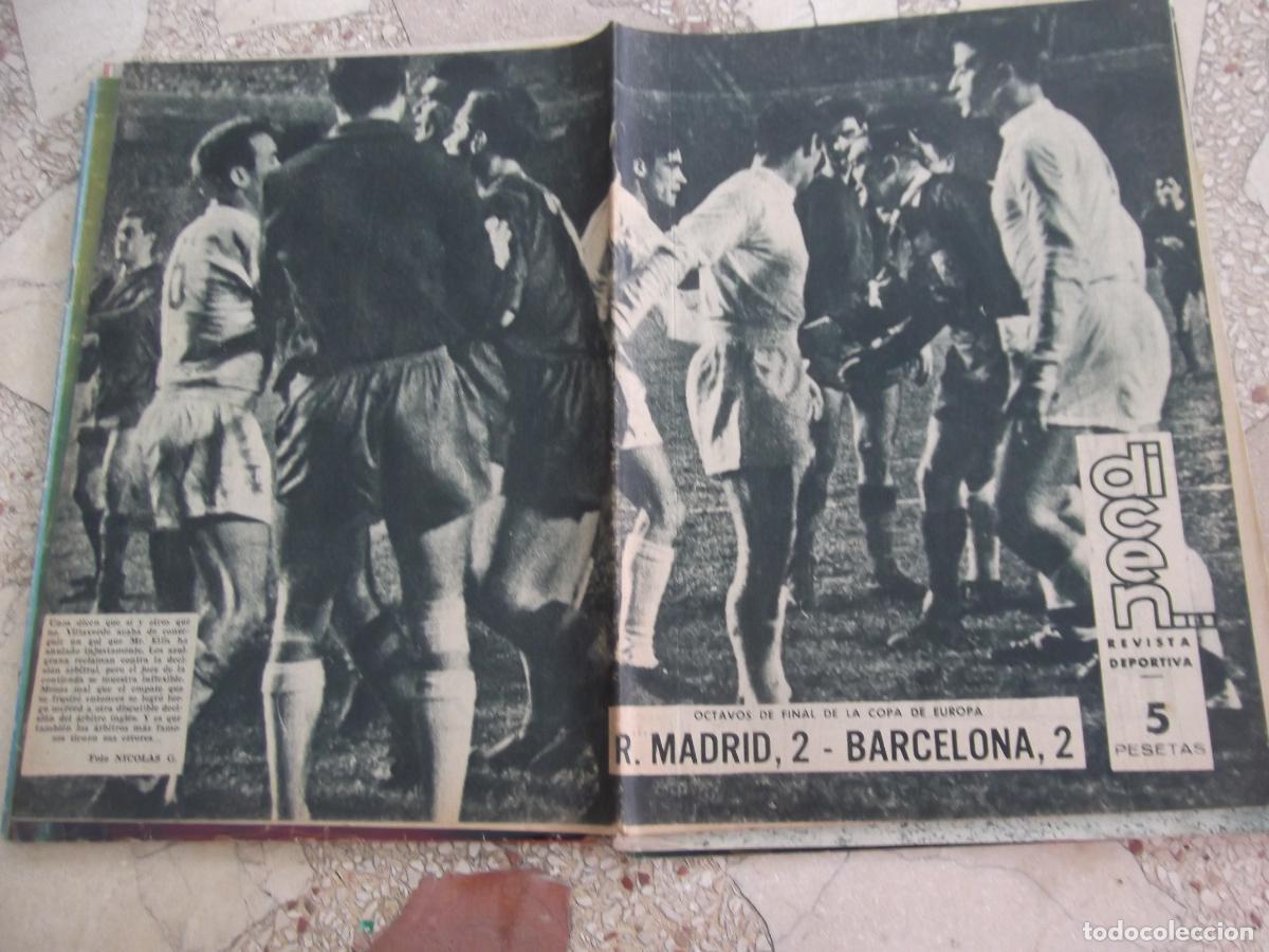 Sports collectibles: dicen...n&ordm; 413, 1960, r. madrid -2- barcelona-2