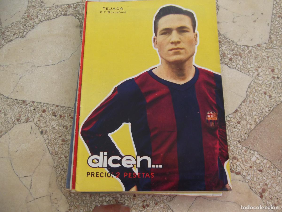 Sports collectibles: dicen...n&ordm; 206, 1956, tejada, memorias de paco bru,