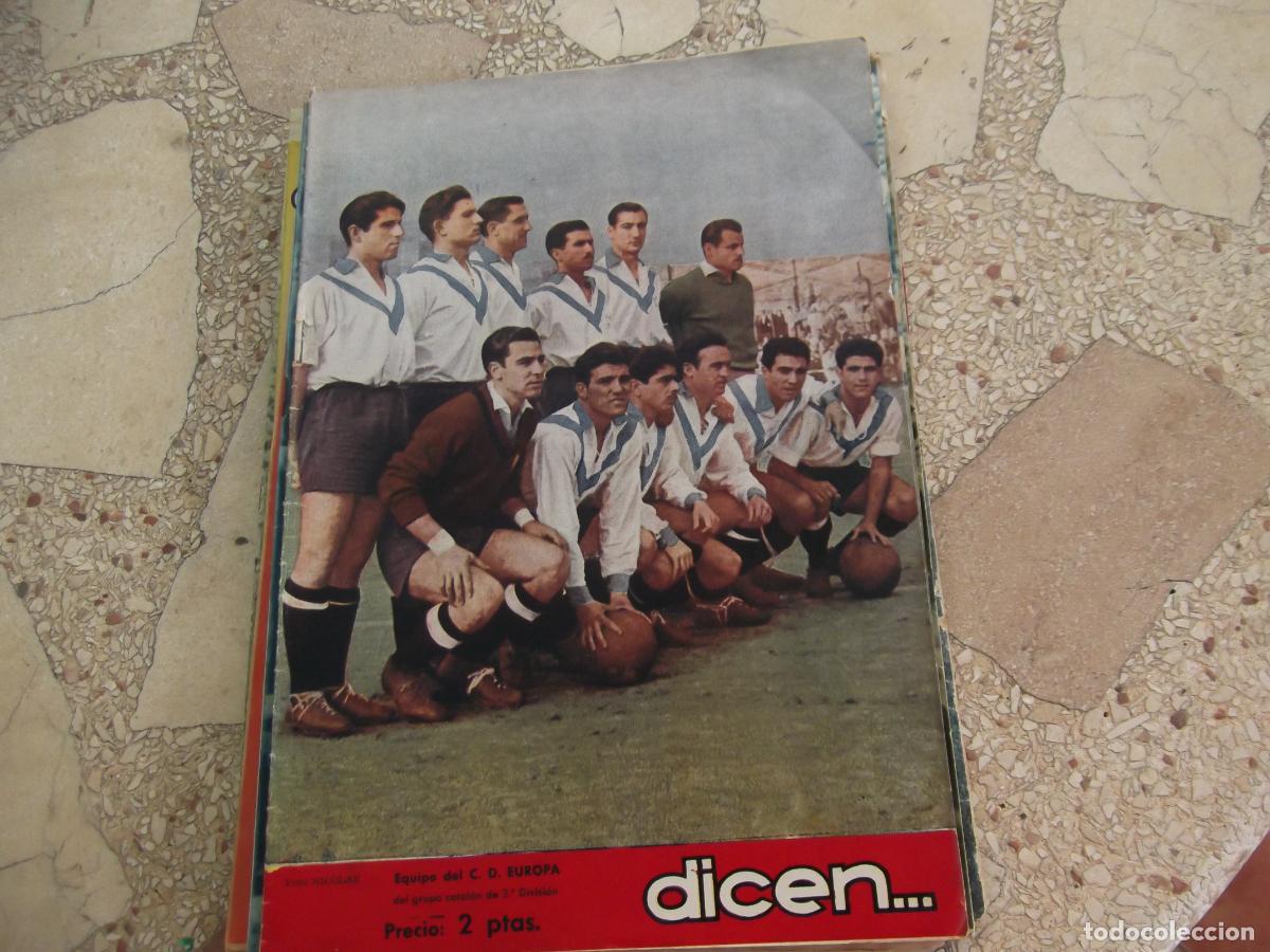 Sports collectibles: dicen...n&ordm; 87, 1954, c.d.europa, el cine a traves de munta&ntilde;ola
