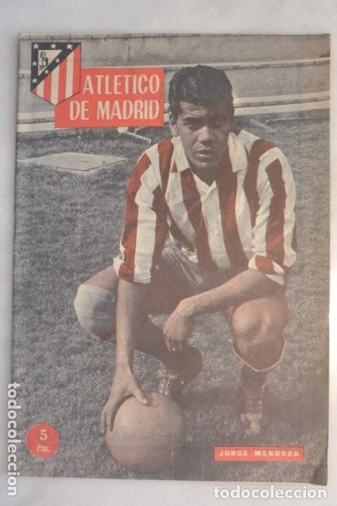 Coleccionismo deportivo: REVISTA ATLETICO MADRID N&ordm; 5 1960 JORGE MENDOZA