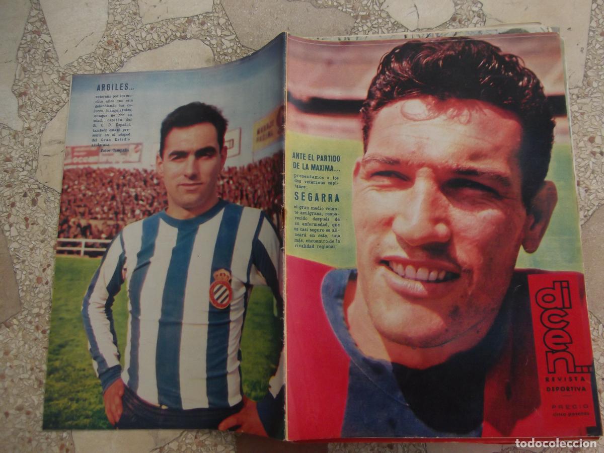 Sports collectibles: dicen... n&ordm; 412, 1960, segarra, ante el partido de la maxima 28 paginas