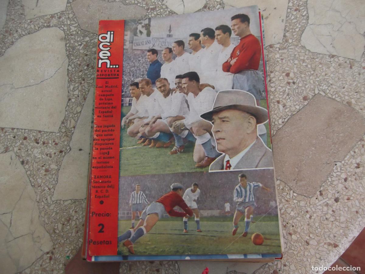 Sports collectibles: dicen... n&ordm; 156, 1955, el real madrid campeon de liga , el cine a traves de munta&ntilde;ola, 24 paginas