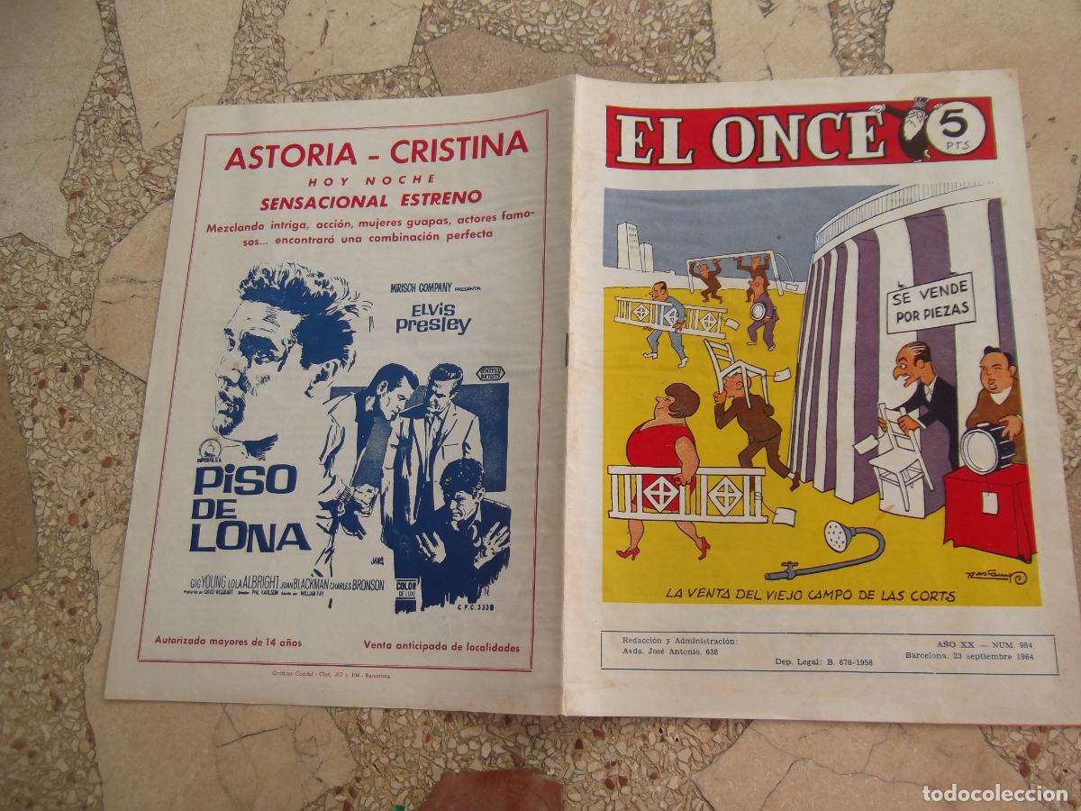Sports collectibles: el once n&ordm; 984, 1964, 18 paginas