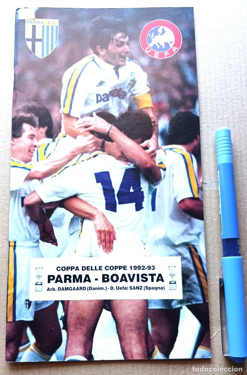 Sammelleidenschaft Sport: AC PARMA &ndash; BOAVISTA FC RECOPA CUP WINNERS CUP 1992-93 12x22 28 PGS PROGRAMA MAGAZINE REVISTA R373