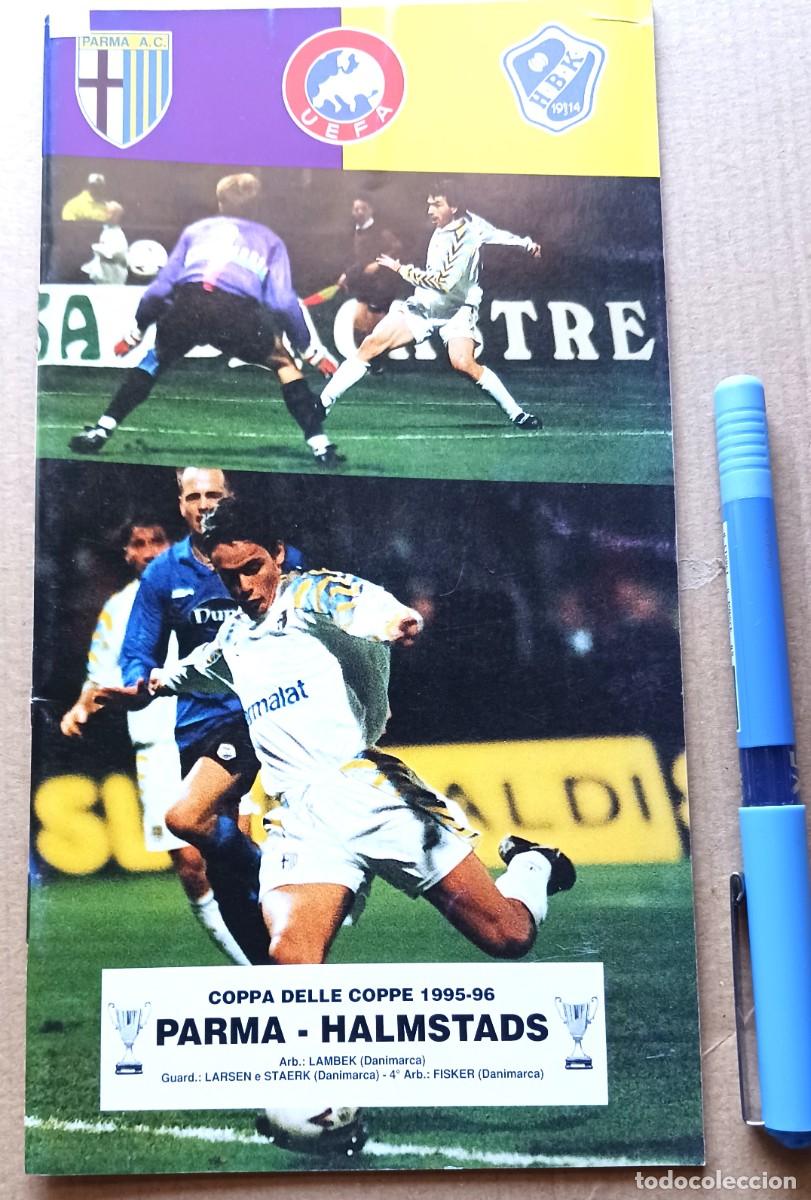 Sammelleidenschaft Sport: AC PARMA - HALMSTADS RECOPA CUP WINNERS CUP 1995-96 12x22 24 PGS PROGRAMA MAGAZINE REVISTA R376