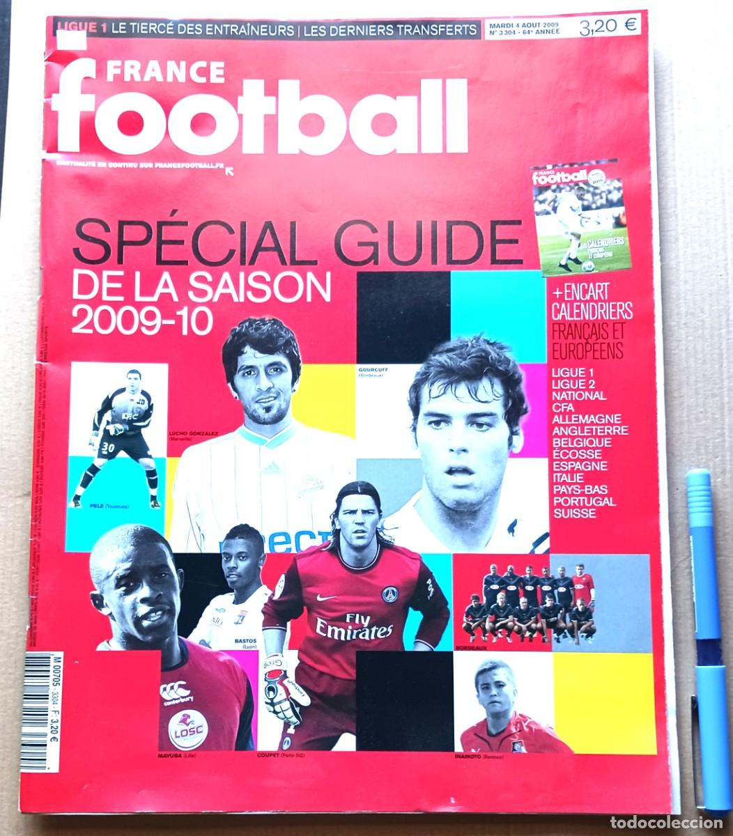 Colecionismo desportivo: FRANCE FOOTBALL 2009-10 SPECIAL GUIDE TODOS EQUIPOS FRANCIA REVISTA COMPLETA EXTRA MAGAZINE R67