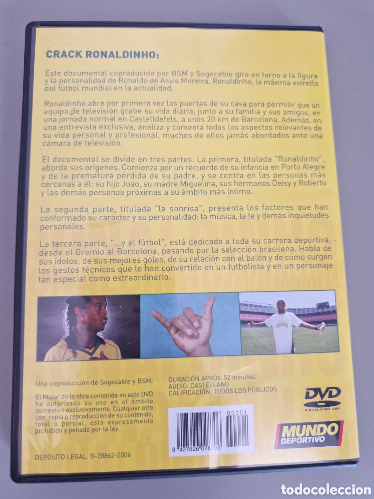 dvd nuevo crack ronaldinho de el mundo deportiv - Compra venta en  todocoleccion