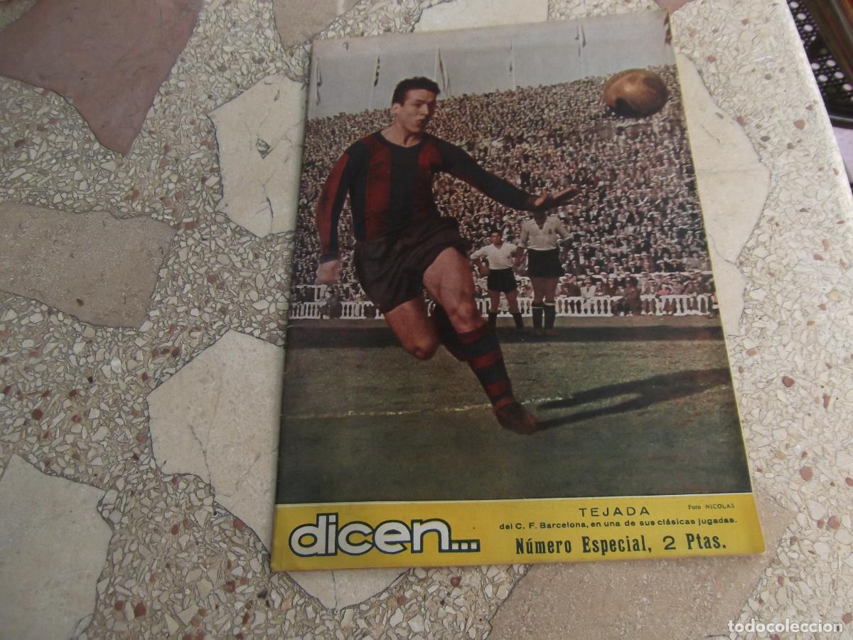 Sports collectibles: dicen... n&ordm; especial 80, 1954, tejada, el cine a traves de munta&ntilde;ola