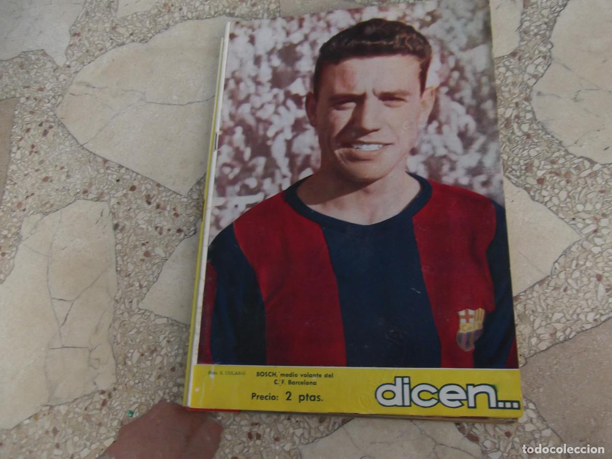 Sports collectibles: dicen... n&ordm; 96, 1954, bosch, parra y argiles, miguel poblet,