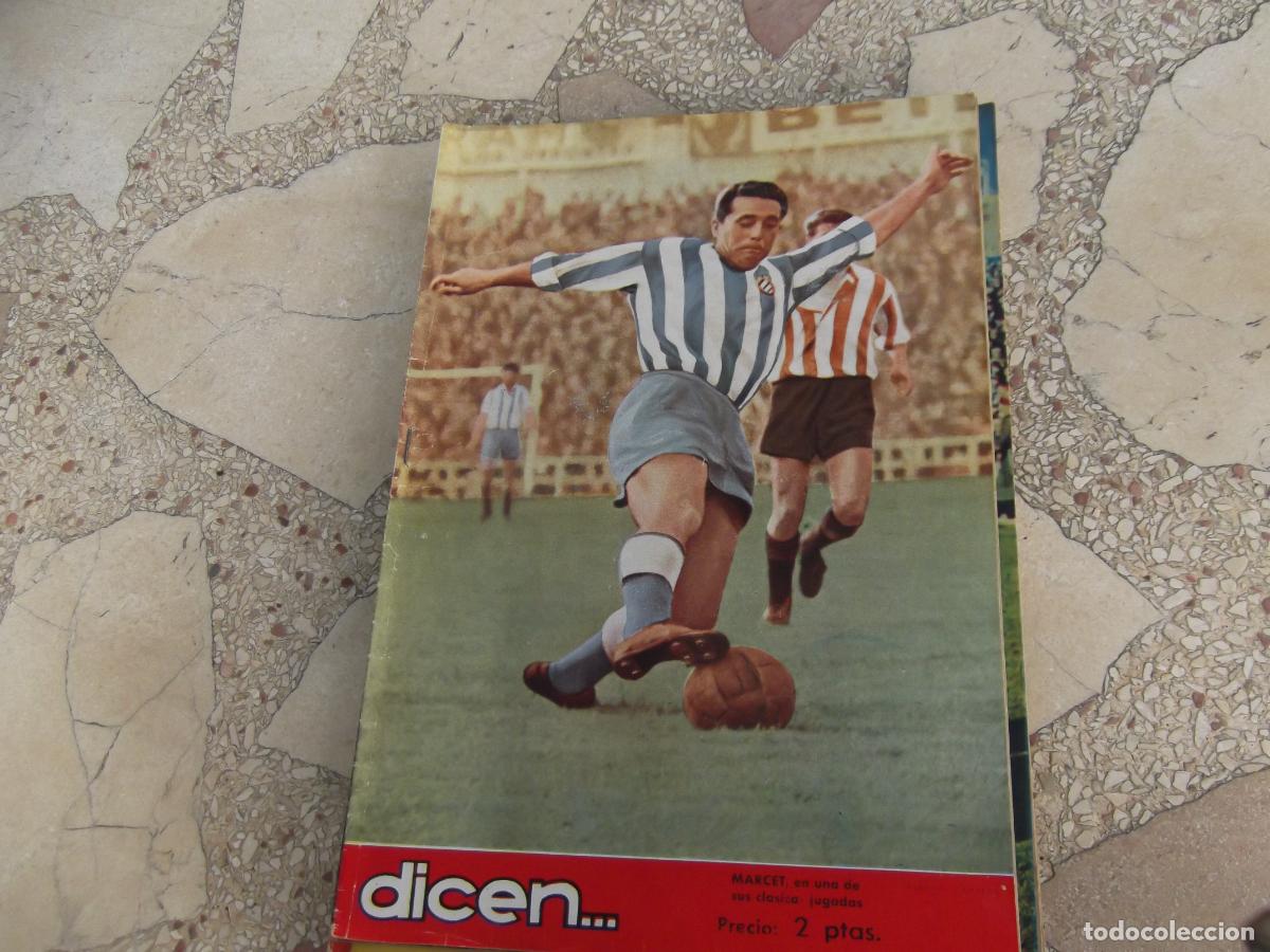 Sports collectibles: dicen... n&ordm; 93, 1954, marcet, andres prieto, boxeador galiana,