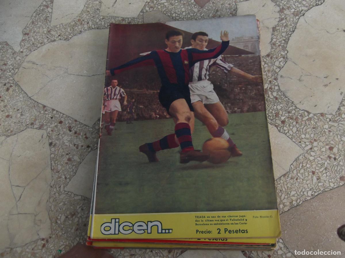 Sports collectibles: dicen... n&ordm; 179, 1956, tejada, luis romero, beltran, satur grech, francisco draper,