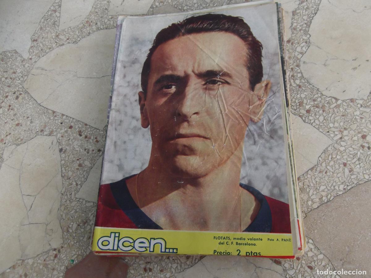 Sports collectibles: dicen... n&ordm; 124, 1955, flotats, di stefano, buque, ciclista koblet, antonio pales