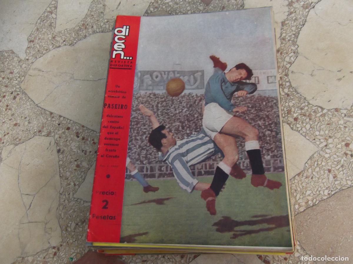 Collezionismo sportivo: dicen... n&ordm; 166, 1955, paseiro, oksamen, platko, carlos perez de rozas,sr perello picchi