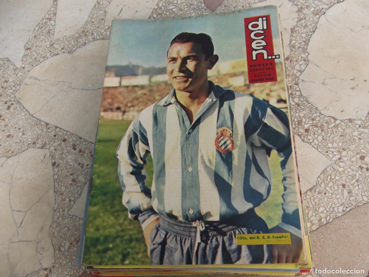 Sports collectibles: dicen... n&ordm; 327, 1959, coll del espa&ntilde;ol, segarra, raimundo saporta, macel domingo