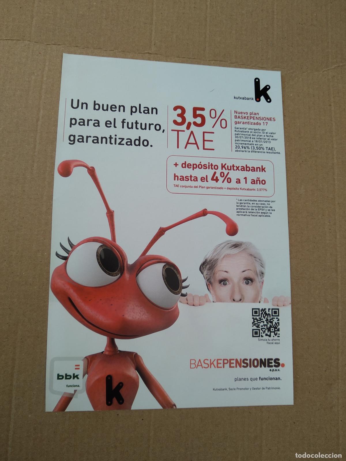Coleccionismo deportivo: HOJA REVISTA ATHLETIC CLUB BILBAO PUBLICIDAD KUTXABANK EUROPA LEAGUE WESTER UNION ADIDAS