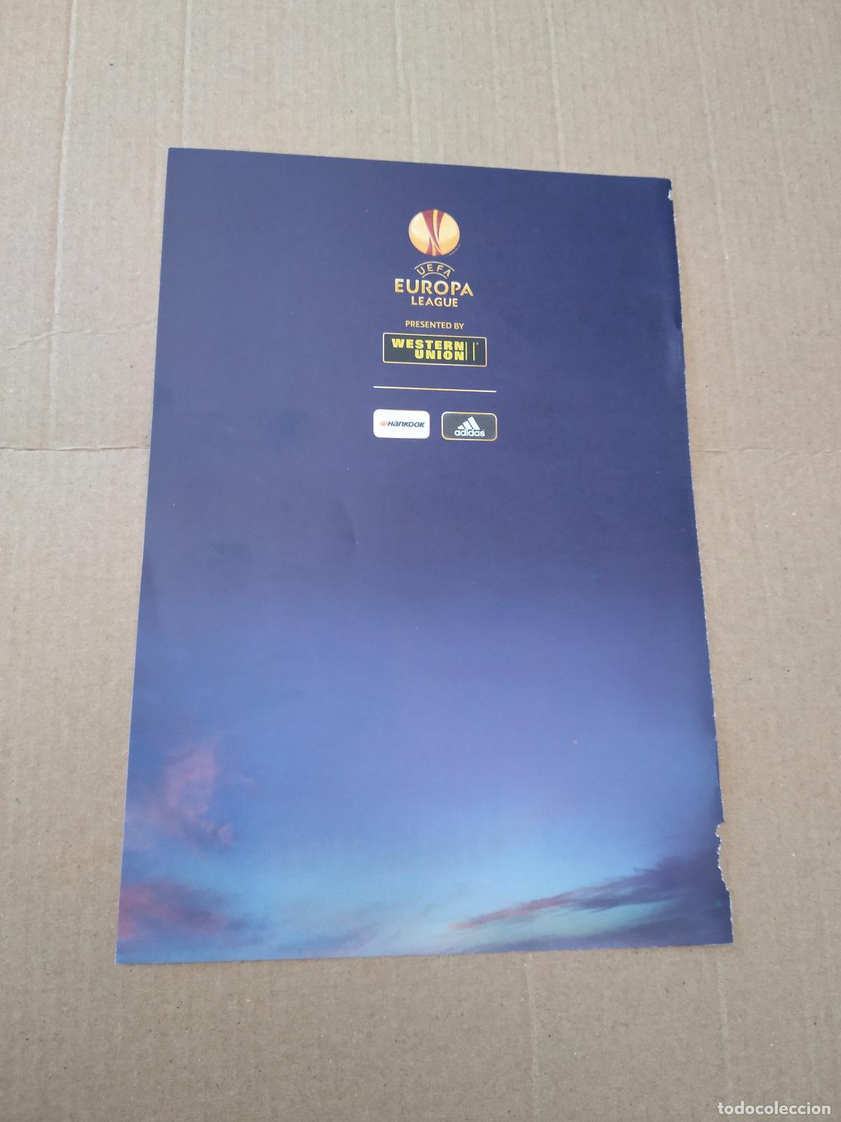Coleccionismo deportivo: HOJA REVISTA ATHLETIC CLUB BILBAO PUBLICIDAD KUTXABANK EUROPA LEAGUE WESTER UNION ADIDAS