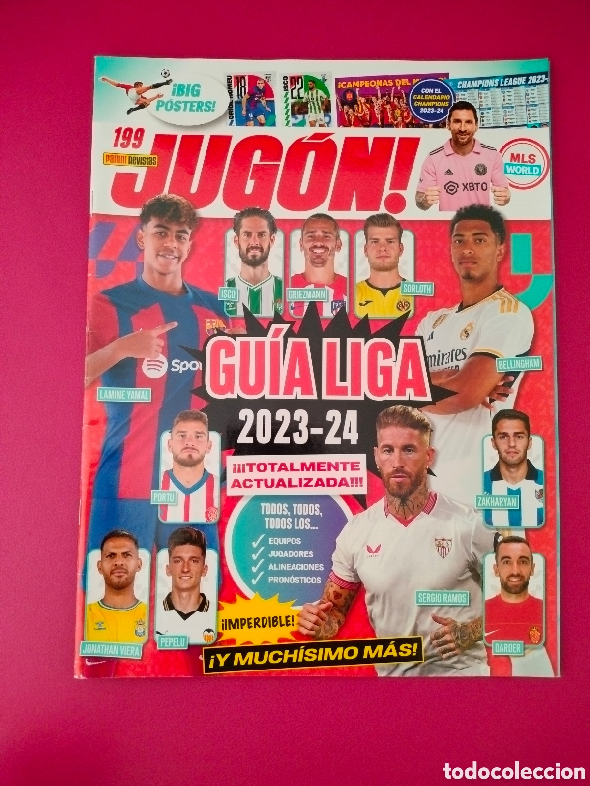 Coleccionismo deportivo: JUG&Oacute;N! 199 INCLUYE P&Oacute;STERS