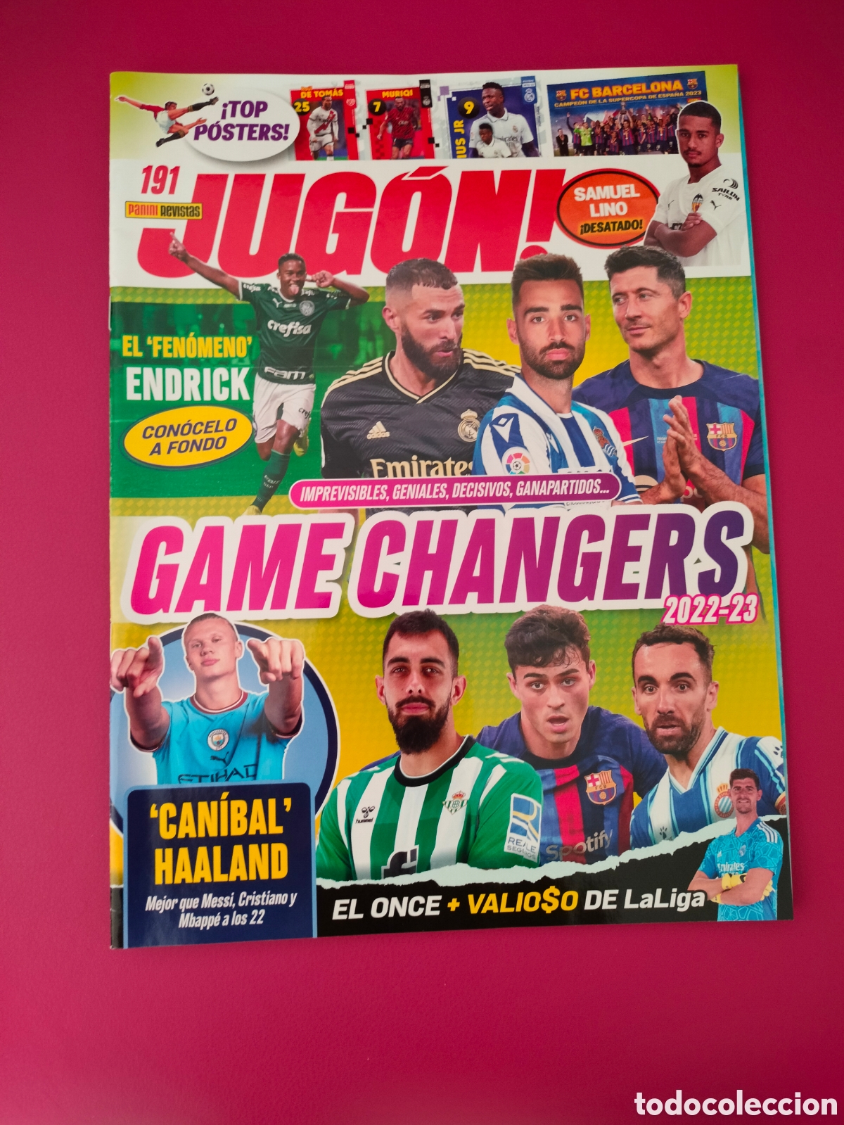 Coleccionismo deportivo: JUG&Oacute;N! 191 INCLUYE P&Oacute;STERS