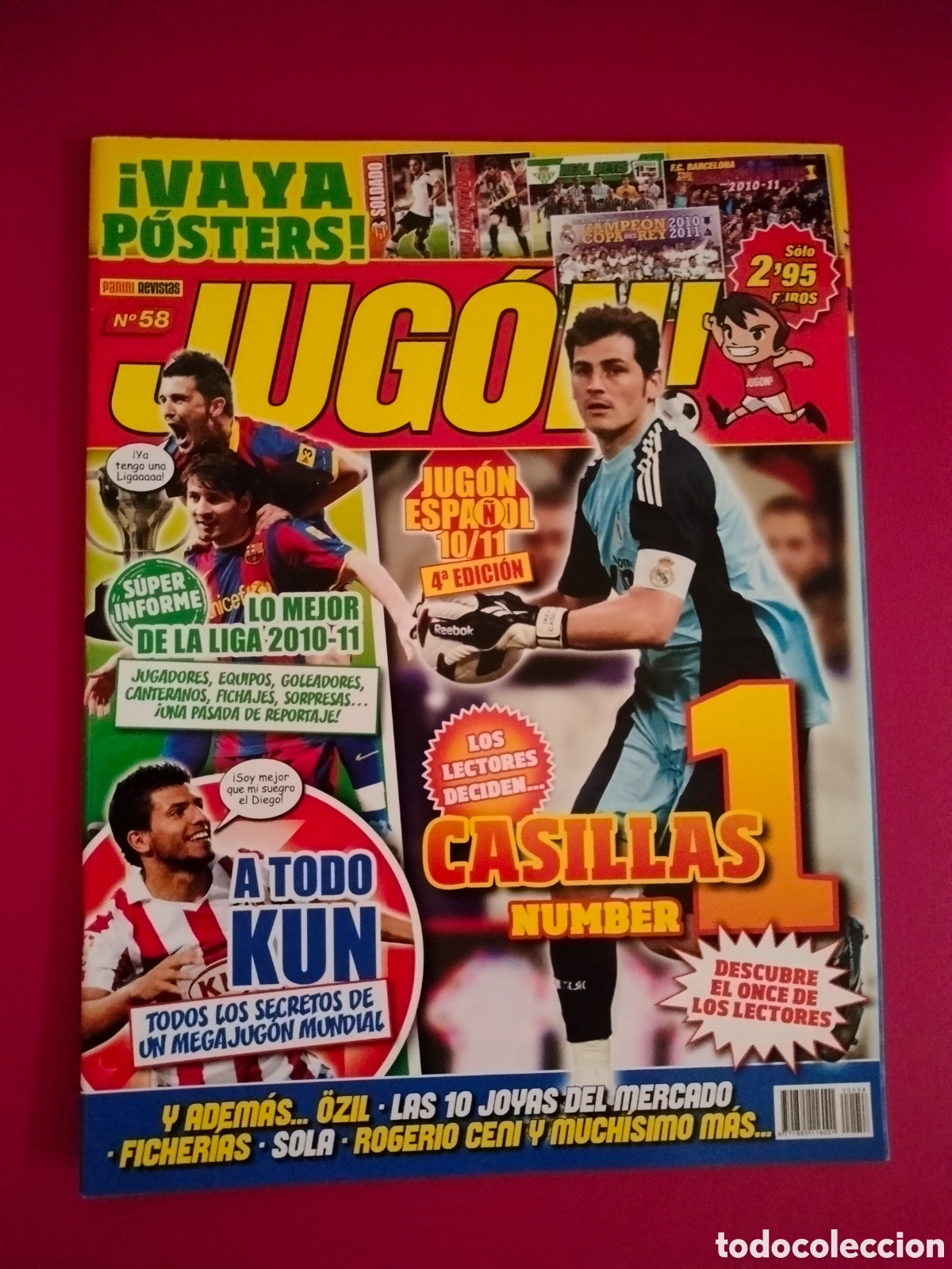 Coleccionismo deportivo: JUG&Oacute;N! 58 INCLUYE P&Oacute;STERS