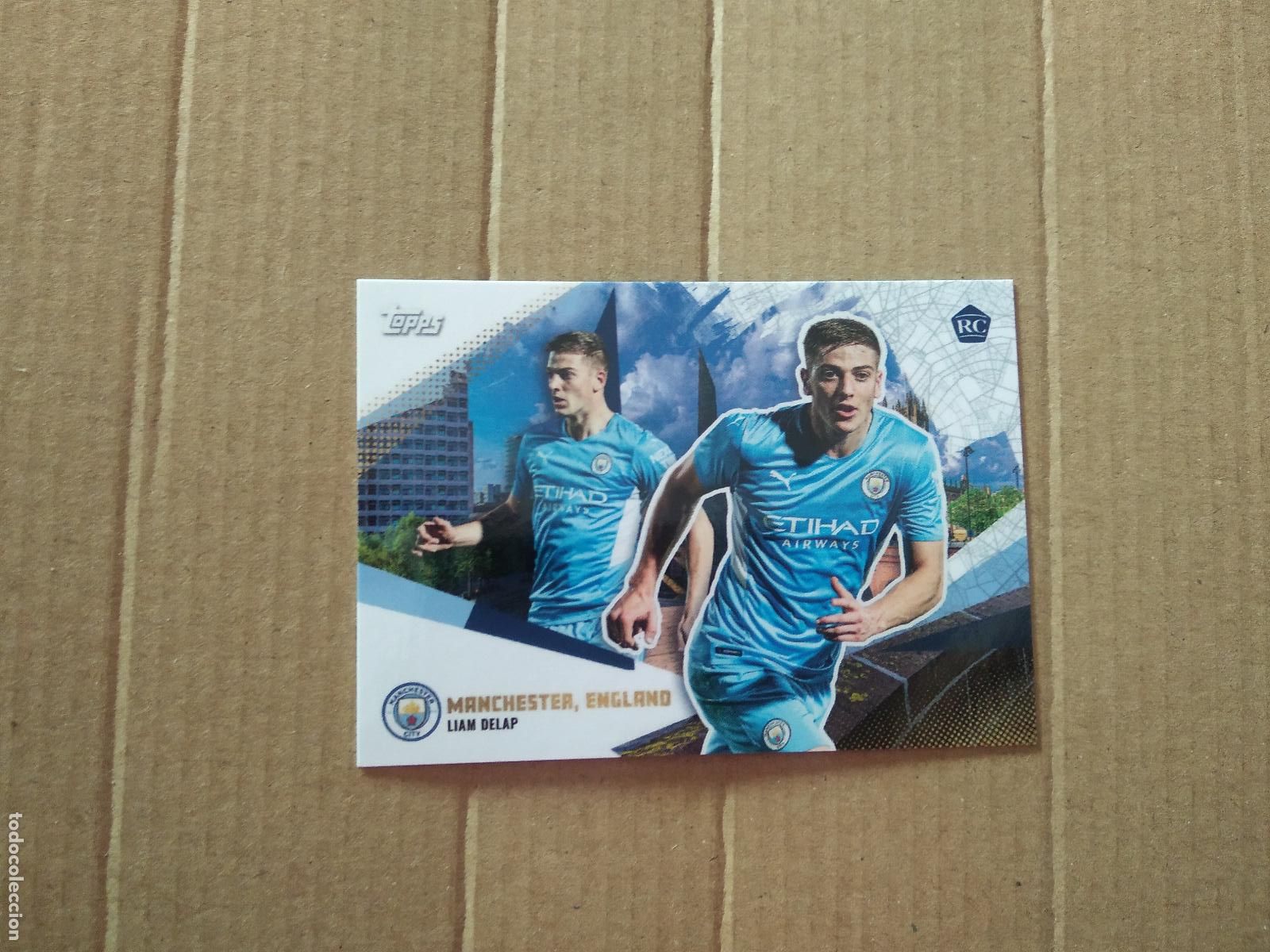 Coleccionismo deportivo: LIAM DELAP MANCHESTER CITY CROMO TARJETA FUTBOL TOPPS 2022