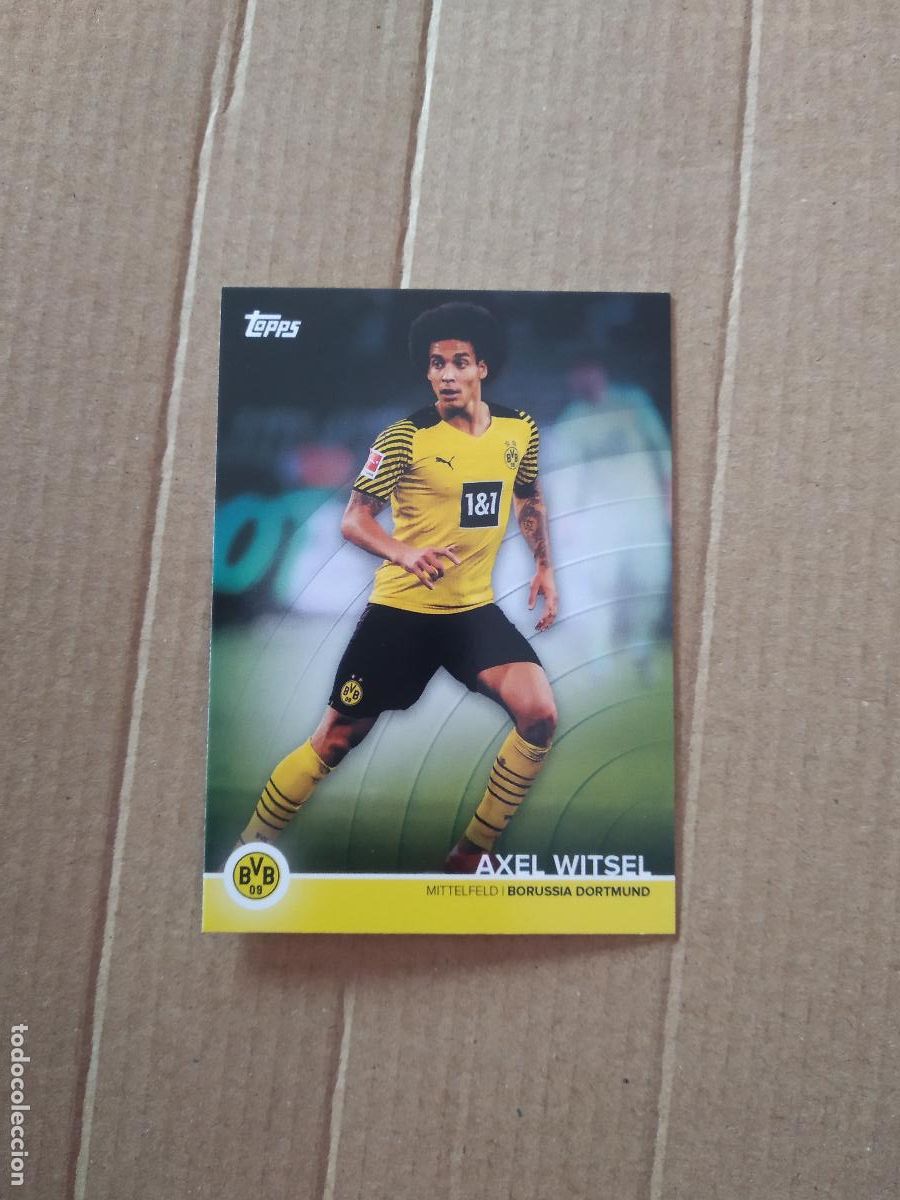 Sports collectibles: AXEL WITSEL BORUSSIA DORTMUND CROMO TARJETA FUTBOL TOPPS 2023