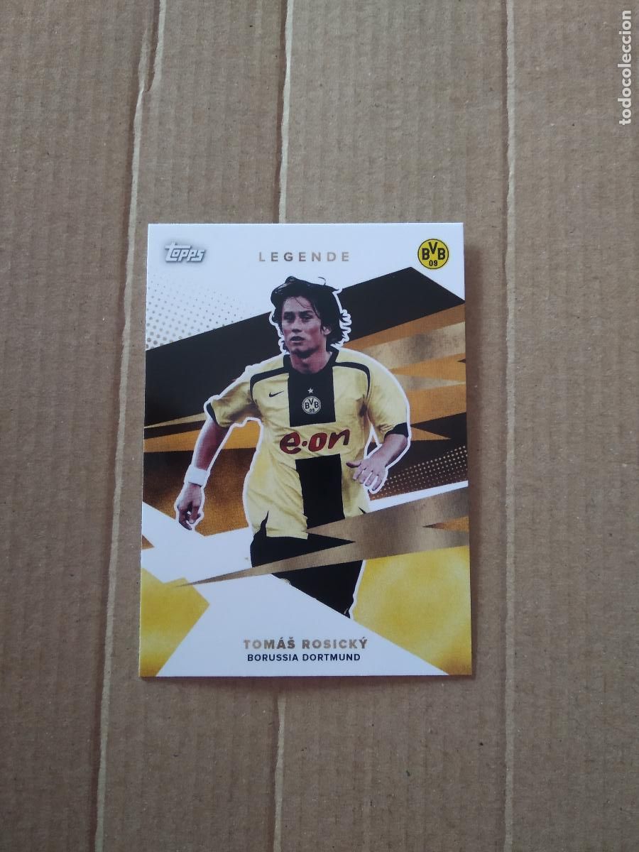 Sports collectibles: TOMAS ROSICKY BORUSSIA DORTMUND CROMO TARJETA FUTBOL TOPPS 2023