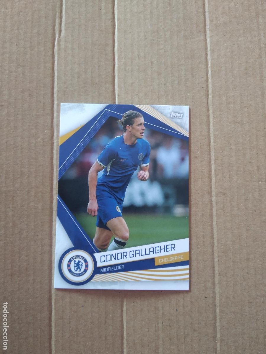 Collezionismo sportivo: 15 CONOR GALLAGHER CHELSEA CROMO TARJETA FUTBOL TOPPS 2023