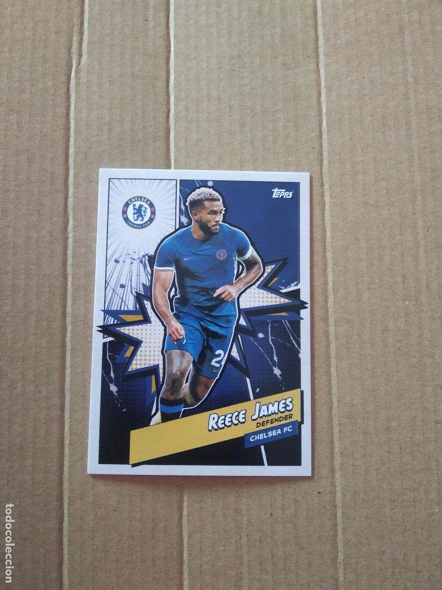 Sports collectibles: CFCH-11 REECE JAMES CHELSEA CROMO TARJETA FUTBOL TOPPS 2023