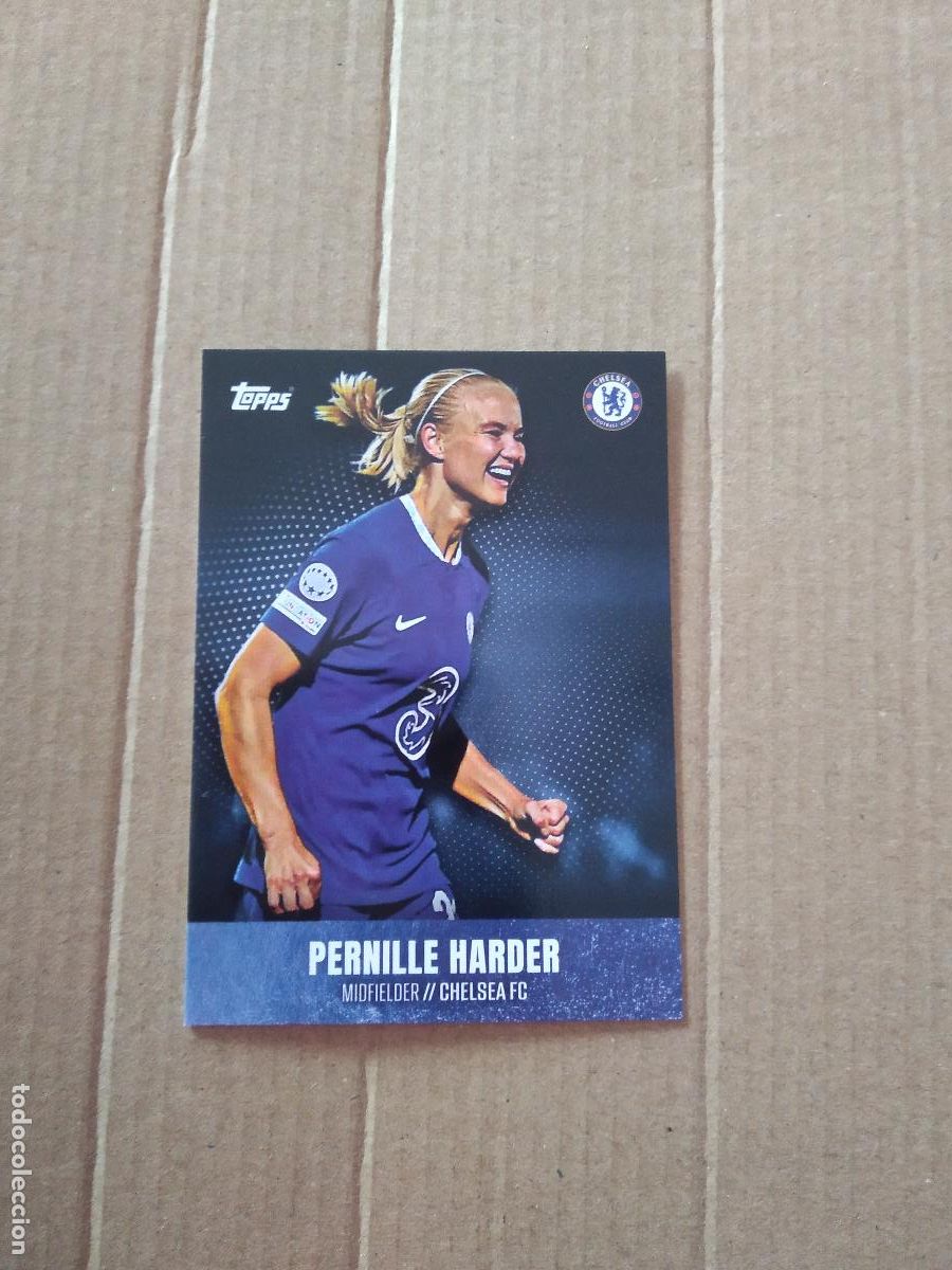 Colecionismo desportivo: PERNILLE HARDER WOMEN FEMENINO CHELSEA CROMO TARJETA FUTBOL TOPPS 2023