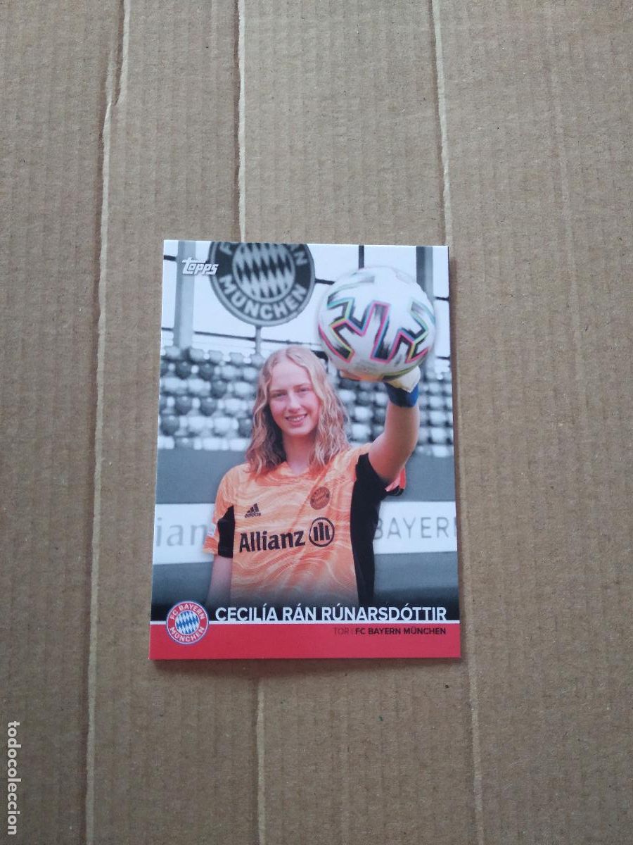 Colecionismo desportivo: CECILIA RAN RUNARSDOTTIR BAYERN MUNICH FEMENINO WOMEN CROMO TARJETA FUTBOL TOPPS 2021