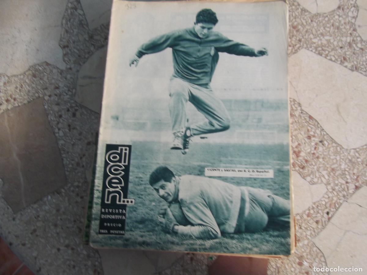 Sports collectibles: dicen...n&ordm; 325, 1959, portada vicentre y sastre del espa&ntilde;ol, joquin blume, marcel domingo, h.h
