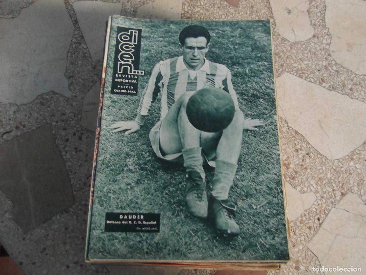 Sports collectibles: dicen... n&ordm; 403, 1960, portada dauder, crisanto bosch, beitia, jesus coscolla. araquistain, garay