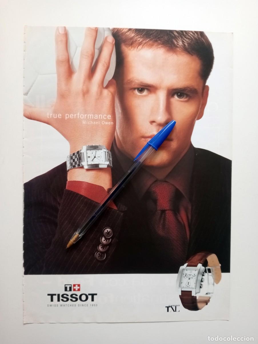 Coleccionismo deportivo: MICHAEL OWEN ANUNCIO PUBLICITARIO RELOJES TISSOT
